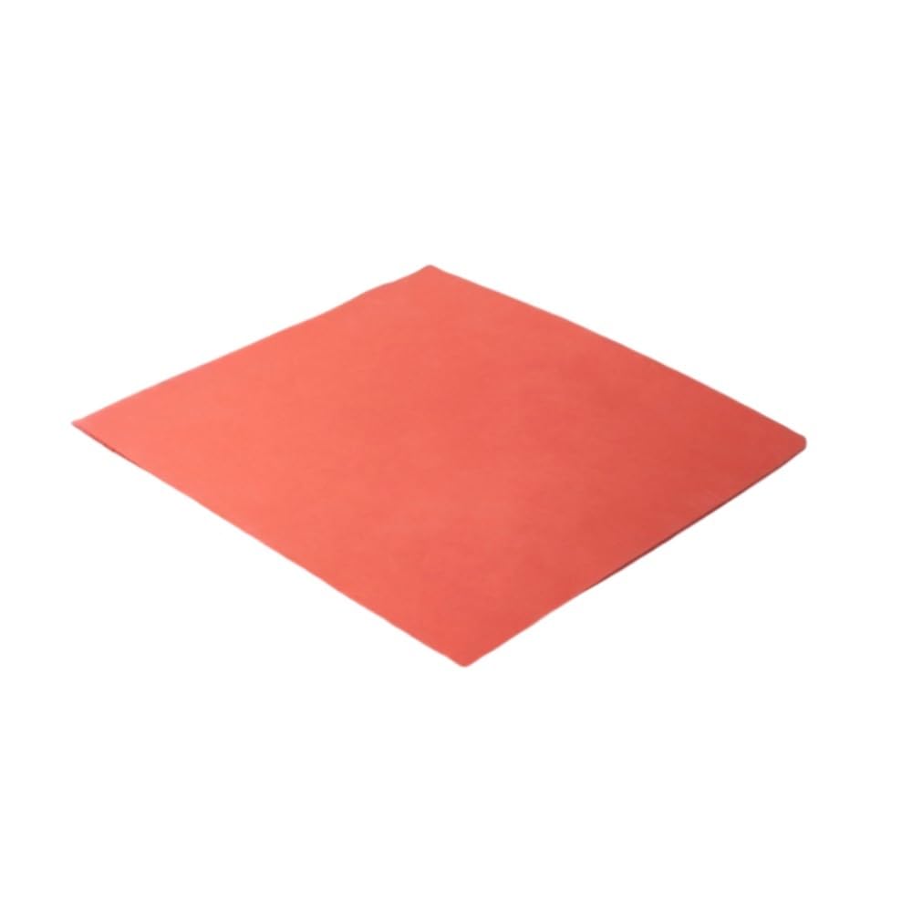Silikonowa mata do pras termicznych Czerwona uszczelka z pianki silikonowej 500x500x(1-6) mm do sprzętu drukarskiego(500x500x6mm)