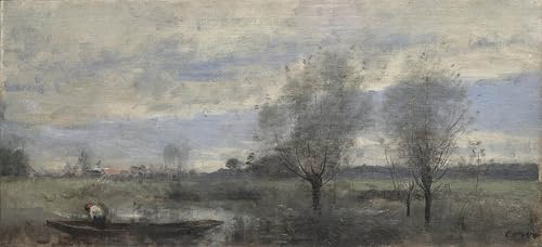 Tableaux Graffiti Art Mural Palluel Corot Corot moderne poster impression de toile 60x90cm