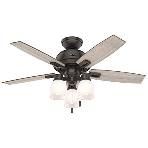 Hunter Fan Company 50272 Donegan Ceiling Fan, 44, Noble Bronze Finish
