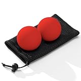 SUBCULTUREPICK Pelotas de lacrosse de masaje para liberación miofascial, bola masajeadora de dolor muscular (2