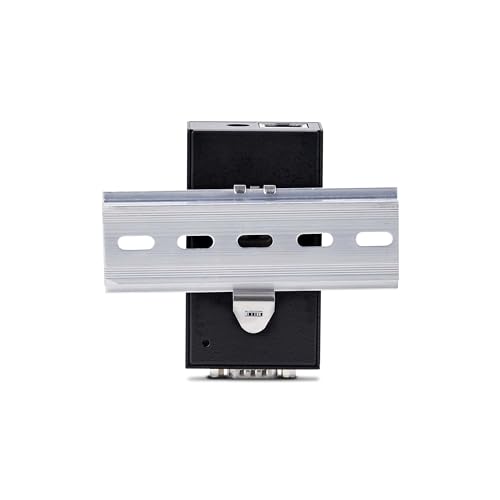 Image of StarTech.com 1-Port Serial to Ethernet Adapter, 802.3af PoE Powered Serial Device Server, Wall /DIN Rail, LAN to DB9 Converter, TAA