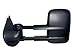 Pair Right and Left Side Door Towing Mirror Power and Heated with Signal Light on Glass Textured Back Cover For Chevy Silverado Sierra 1500 2500 3500HD from 2003 to 2006