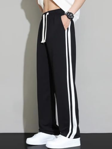 Image of Track Pants for Men - Modern, Stylish, Comfortable & Stretchable Athletic Joggers for Casual & Gym Wear