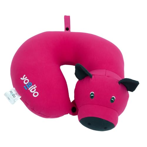 Yogibo Neck Pillow Logo Pig ���M�{�[ �l�b�N�s���[ ���S �s�b�O �� �� �g�і� ��s�@ �֗��O�b�Y