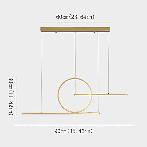 Suspension LED réglable avec éclairage dimmable pour changer l'ambiance du salon