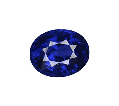Saphir bleu Verneuil 3.98 Carats gemme d'exception pour création de bague de fiançailles prestige