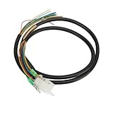 Tissting Electric Scooter Motor Wire Harness - 2.5mm Copper Core Cable for 10in Hub Motor 1200W, Universal E-Scooter Replacement Part, High Sensitivity & Easy Installation