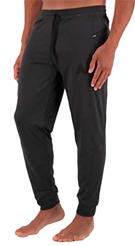 Anthem Athletics Hyperflex Mens Slim Fit Training Track Pants Sweatpants Joggers - Volcanic Black - Medium