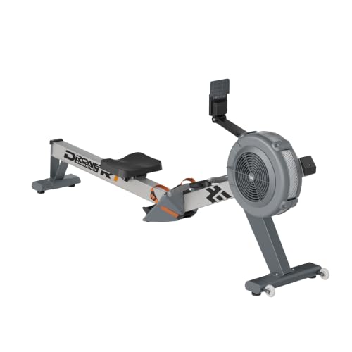 MAJOR FITNESS Drone R1 Indoor Rowing Machine, 10-Level Adjustable Resistance Rower, Quiet Smooth Aluminum Rail, 330LB Weight Capacity, Foldable Design for Home Gym Cardio Workout
