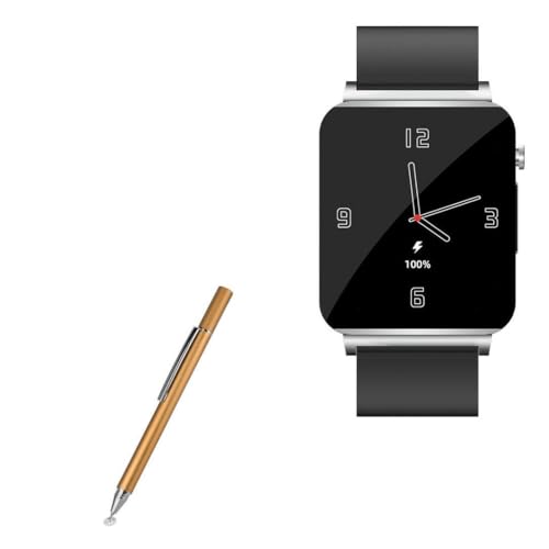 BoxWave Stylus Pen Compatible with Koalarhealth KHS3 - FineTouch Capacitive Stylus, Super Precise Stylus Pen - Champagne Gold