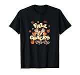 ディズニー チップ＆デール Fall Cracks Me Up おもしろ 秋 Tシャツ