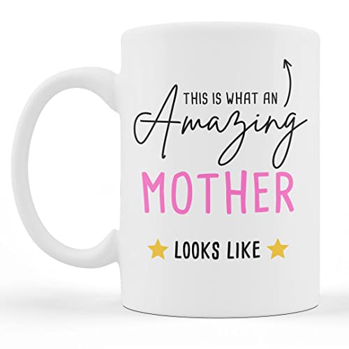 Divertida taza de café para el día de la madre, regalo para mamá, regalos de cumpleaños para mamá, esto es lo que parece una madre increíble