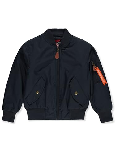 Spire Boys' Aviator Flight Jacket - navy, 43