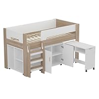 システムベッド ロフトベッド 階段付き S 木製 高さ120cm ホワイト Amazon｜ロフトベッド 階段付きシステムベッド S 木製 高さ100cm