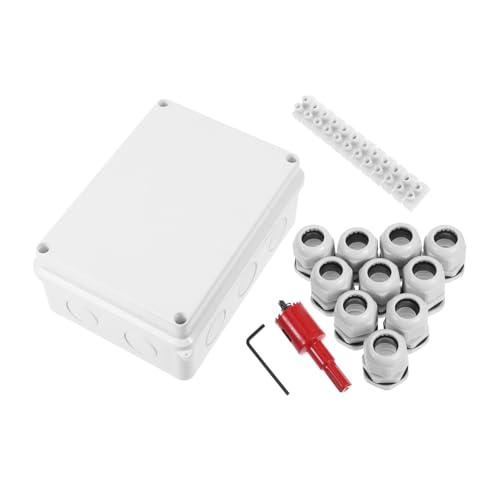 Boîte de connexion électrique étanche extérieure pour éclairage de terrasse et jardin