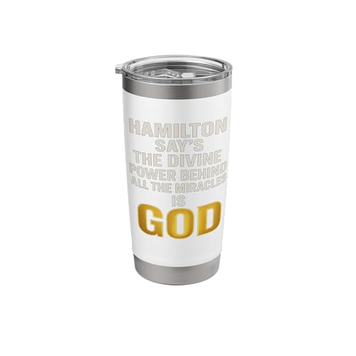 Hamilton, Laurens, Lafayette, Mulligan, Burr, Sir. Novelty Stainless Steel Insulated Tumbler