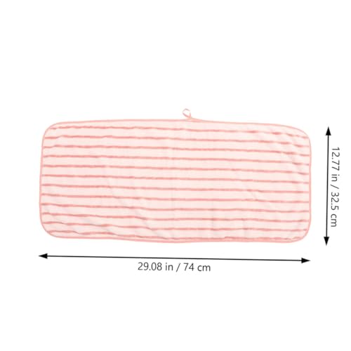 Toallas de coral absorbentes (juego de 4 piezas) para cuidado facial y de manos en casa o spa 3