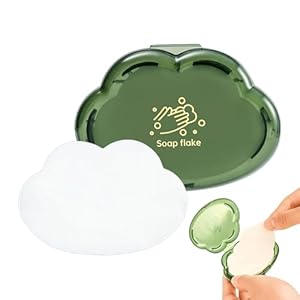 Travel Soap Sheets – 50pcs/Box Traveling Hand Paper Soap Slices, Outdoor Foaming Slice Soap Sheets | Travel Essentialss Versatile Soap Sheets for Camping, Hiking, Backpacking, Fishing, and Picnic