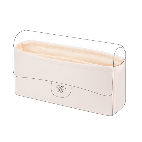 DGAZ Purse Organizer Insert For Chanel CF Bags，Silk Bag Organizer，Luxury
