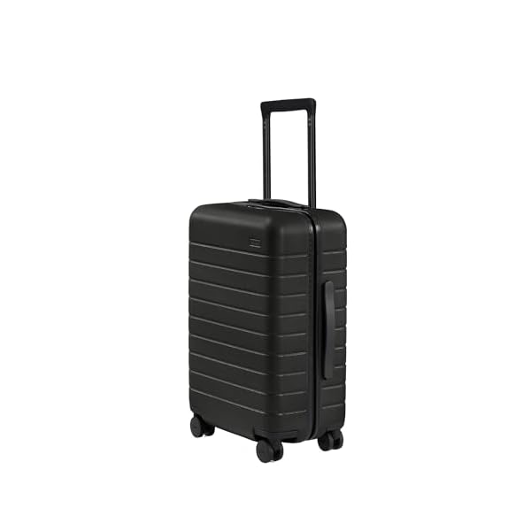 Away Carry-On Luggage, Lightweight Hardside Suitcase with Spinner Wheels, 22 Inch Airline Approved, TSA Lock, Jet Black