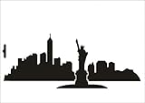 UMR-Design W-061 Skyline Wand/Textilschablone Grösse A5