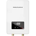 Electric Tankless Water Heater, MIZUDO 6.5KW 240V, Small Instant Hot Water Heater, Use for Under Sink, Bathroom Sink and Faucet, Save Space, Touch, with LED Digital Display