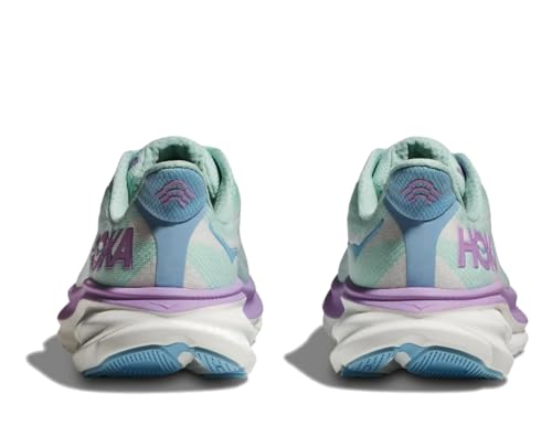 HOKA HOKA Clifton 9 Women's Road Running Shoes Sneakers (Sunlit Ocean/Lilac Mist, US Footwear Size System, Adult, Women, Numeric, Medium, 9.5)