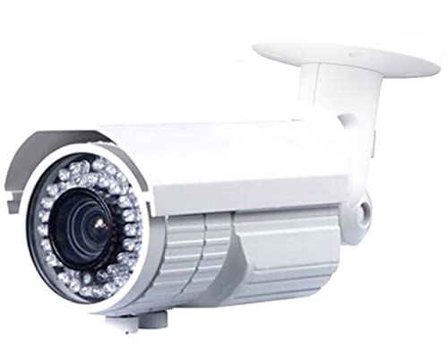 Urban Security Group IP Bullet Security Camera: 5MP, PoE, 5-50mm Long Range 10x Zoom Varifocal Lens, 72x IR LEDs for 200 Feet Nightvision Protection, IR-Cut, IP66 NEMA 4X Outdoor Rated, ONVIF