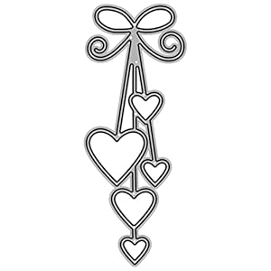 Wourrd Herz Makrame Stanzform für Scrapbooking