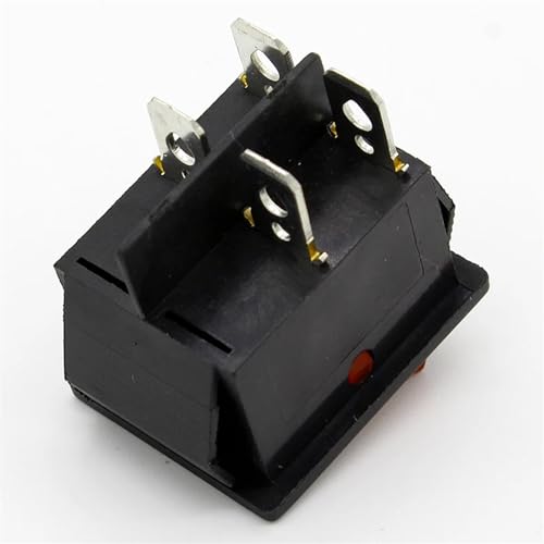Interrupteur de bateau robuste bouton rouge 250V 16A AC - 2