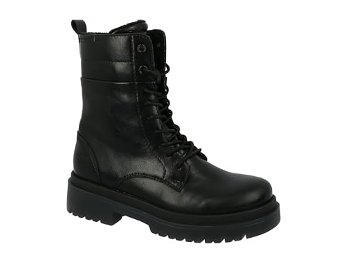 Tom Tailor Damen 4290202 Halblange Stiefel, Black, 38 EU