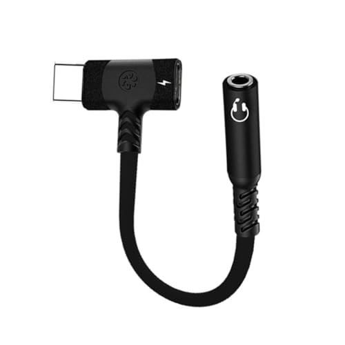 Adaptador 2 en 1 Type C a 3.5mm para audio y sonido miniatura 7