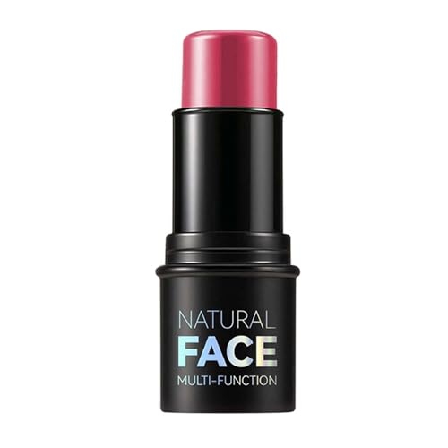 Lápices faciales en tonos con resaltador y barra de tez, resaltador natural de larga duración para contorno HzN874 (E, talla única)