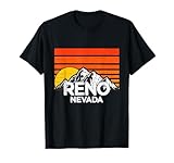Photo Gallery reno nevada retro vintage mountain sunset design maglietta Photo Gallery reno nevada retro vintage mountain sunset design maglietta