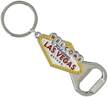 Famoso llavero con diseño de bienvenida a las vegas Nevada, Color múltiple