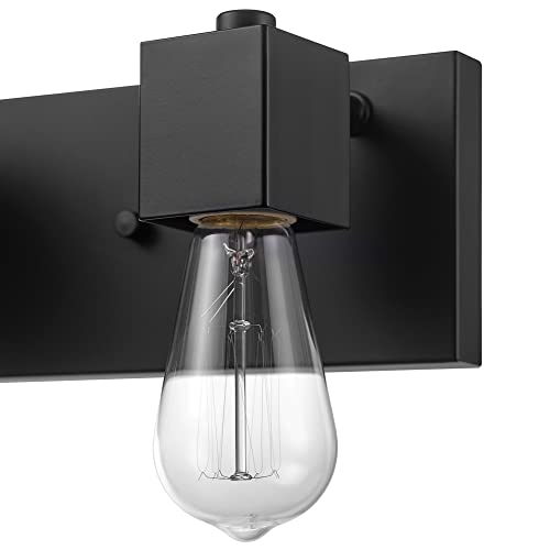 Image of Globe Electric 63000005 18 inch 3-Light Vanity Light, Matte Black