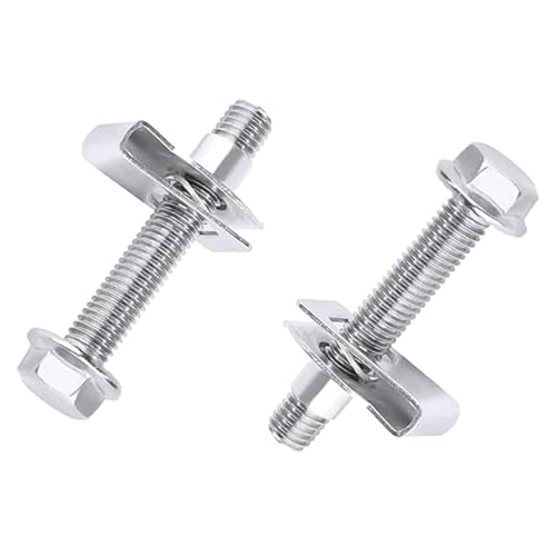 304 Stainless Steel Fuel Tank Strap Bolts Fit for Chevy 1996-2004 Fit for Silverado 1999-2021 Fit for Avalanche 2002-2013 Replacement Parts 55157 GM 11516770 11519894 15743078 (2pcs)