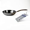Viking 8 Inch Fry Pan with Copper Handle 3-Ply Stainless Steel and Aluminum Core Mirror Finish Induction Compatible Hand Wash Compact PVD Skillet for All Cooktops