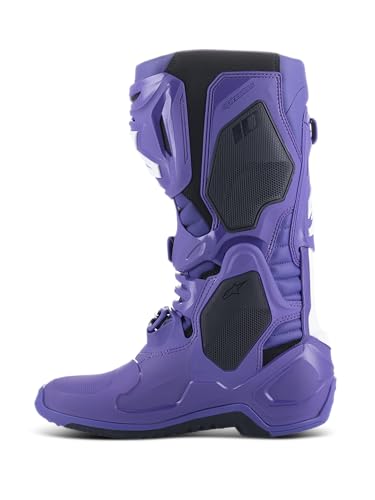 Image of Alpinestars Tech 10 Boots, High-Performance Motocross Boots, CE-Certified, 7, Ultraviolet /Black