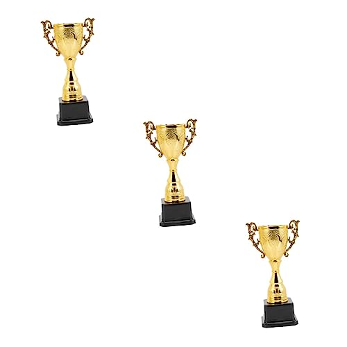 BESPORTBLE 3 Pçs Troféu Pequeno Troféu Mini Troféu Copos Participação Troféu Copo Material De Futebo
