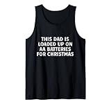 Funny Dad Christmas Batteries Shirt