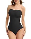 Ysabeloom Strapless Shapewear Bodysuits for Women Body Shaper Tummy Control Seamless Snatched Bodysuit Shapewear