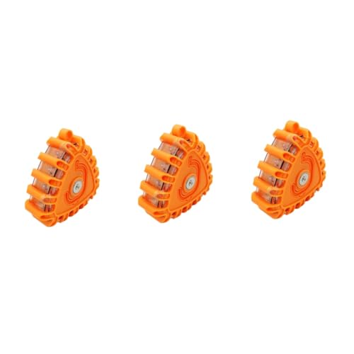 Luxshiny 3 Piezas Luz de Advertencia LED para Vehículos de Luz con Gancho y Cierre Batería para Señalización de Tráfico