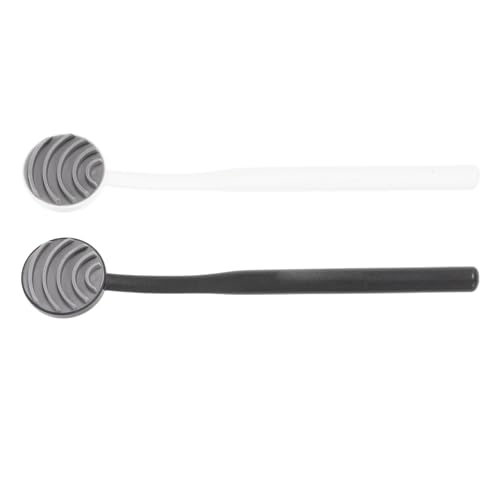 SHERCHPRY 2Pcs Tongue Cleaners for Adults Soft Tongue Scrapers Coating Removal Tool Gentle Oral for Fresh Breath