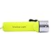 Dive Light, Durable Aluminium Alloy and Plastic Underwater Flashlight with Hand Strap Fluorescent Green, Waterproof Illumination for Divers Snorkelers Night Swimming Emergency