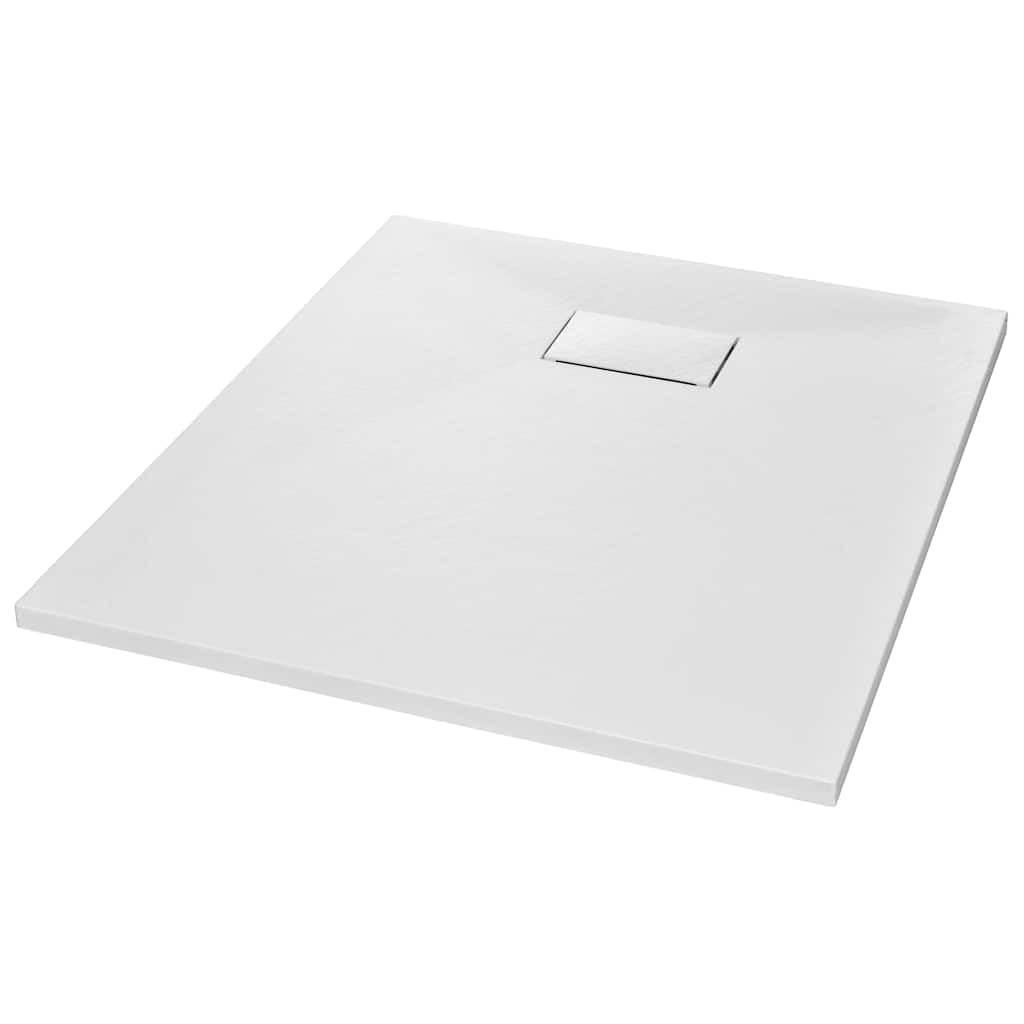 Plato de ducha SMC 90 x 70 cm, placa de ducha plana antideslizante