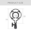 Microphones Shock Mount Holder with Adjustable for Podcasters and Music Creators Sound Microphones Shock Mount #4