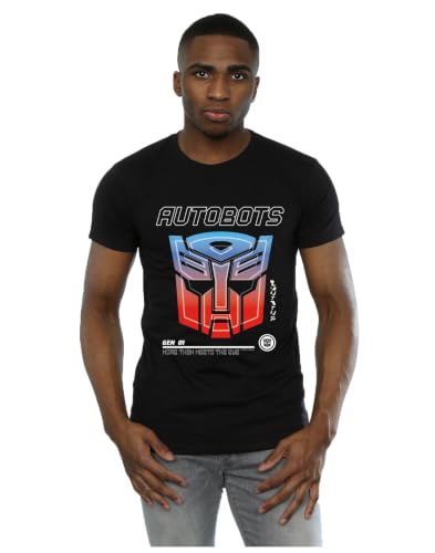 Image of Hasbro Men Transformers Autobots Gen 01 T-Shirt Black XX-Large