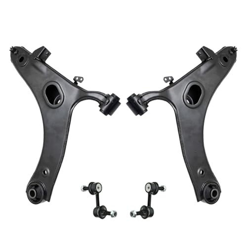 TRQ Front Suspension Kit Control Arm with Ball Joint Sway Bar Stabilizer Link Compatible with 2009-2013 Subaru Forester 2011-2014 Impreza