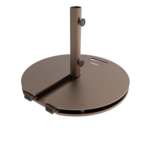 Image of Midtown Umbrellas Round 2 - Base with Wheels, Up to 55 lb Capacity, Bronze